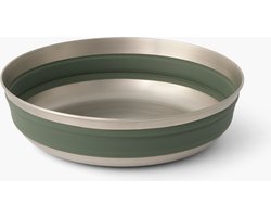 Sea To Summit Detour L Stainless Steel Opvouwbare Kom Zilver
