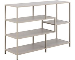 Seaford wandkast 4 planken grijs.