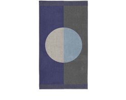 Seahorse Colorblock Circle Strandlaken - 100x180 cm - Blauw