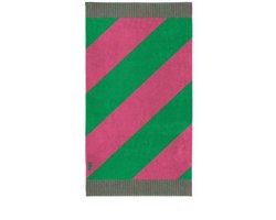 Seahorse Colorblock Stripe Strandlaken - 100x180 cm - Roze