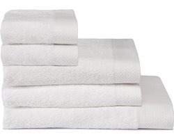 Seahorse combiset Pure 5 delige badtextielset white (2xGD+2BD+1xDL)