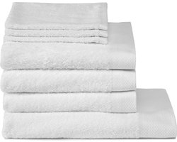 Seahorse Combiset Pure 7-delige badtextielset Wit (3xWH+3xBD+ 1xDL)