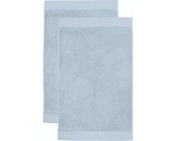 Seahorse Combiset Pure badmat 50 x 90 blue (2 stuks)