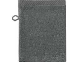 Seahorse Pure - Washandjes - 16x21 cm - Set van 3 - Graphite