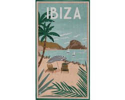Seahorse - Strandlaken - Ibiza - 90x170 cm - Groen