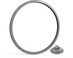 Sealing ring 22 cm met kooksignaal - vervangingsonderdelen voor snelkookpan - compatibel met WMF Perfect & Perfect Plus