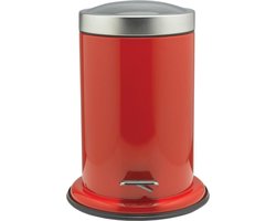 Sealskin Acero - Pedaalemmer 3 liter - vrijstaand - Rood