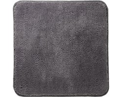 Sealskin Angora - Badmat 60x60 cm - Polyester - Donkergrijs