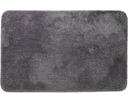 Sealskin Angora - Badmat 60x90 cm - Polyester - Donkergrijs