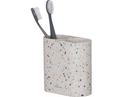 Sealskin Blend - Tandenborstelhouder dubbel - vrijstaand - Terrazzo