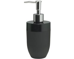 Sealskin Bloom - Zeepdispenser 375 ml - vrijstaand - Zwart