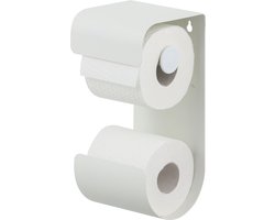 Sealskin Brix - WC rolhouder - Toiletrolhouder - Reserverolhouder - Wit