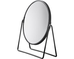 Sealskin Circle Make-up Spiegel ⌀ 21,5 cm - 5x vergrotend - Badkamerspiegel - Zwart