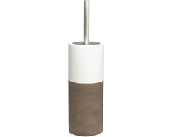 Sealskin Doppio Toiletborstel met houder vrijstaand - Bruin