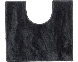 Sealskin -  Doux Toiletmat 45x50 cm - Polyester -  Donkergrijs