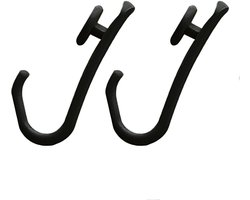 Sealskin Easy Roll Douchegordijnhaakjes (12 stuks) - Zwart