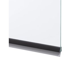 Sealskin - Lekstrip - Universeel horizontaal afdichtprofiel 6/8mm, 1 meter - Transparant zwart