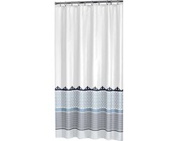 Sealskin Marrakech Douchegordijn 180x200 cm - Polyester - Blauw / Metallic