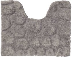 Sealskin Pebbles Toiletmat 50x60 cm - Katoen - Grijs