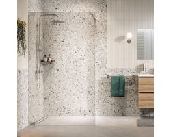 Sealskin Pure Inloopdouche type A3 120×200 cm, 8 mm helder veiligheidsglas met antikalklaag Zilver hoogglans