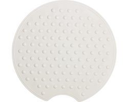Sealskin Rotondo - Antislipmat - 55 cm - Rubber - Wit