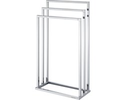 Sealskin Tube - Handdoekrek vrijstaand - Geschikt voor 3 handdoeken - Chroom