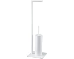 Sealskin Tube - Toiletbutler - Toiletborstel met houder siliconen - vrijstaand - Wit