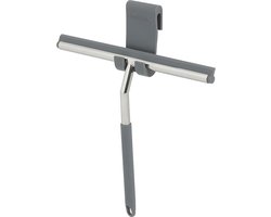 Sealskin Urban Deluxe - Douchewisser - Raamwisser - inclusief flexibele glashaak en schroefhaak - RVS gepolijst