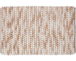 Sealskin Vintage Badmat 50x80 cm - Polyester - Zand