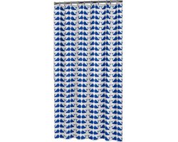 Sealskin Whale Douchegordijn 180x200 cm - PEVA - Blauw