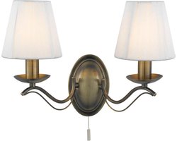 Searchlight Andretti - Wandlamp - 2 lichts - Brons