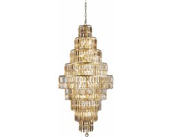 Searchlight EMPIRE Kroonluchter 13 Lichts Kristal Champagne