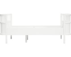 Sebra Junior & Grow Ledikant + Eenpersoons Bed - Wit