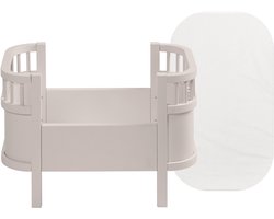 Sebra Poppenbed + Matras – Birch & Rose