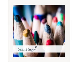 SecaDesign Essenza Fotolijst 20x20 cm Fotomaat - Wit - Hout