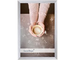 SecaDesign Luca - Fotolijst 10x15 cm fotomaat - Zilver