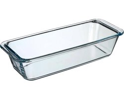 Secret de Gourmet Cake ovenschaal - rechthoek - Transparant glas - 31 x 12 cm