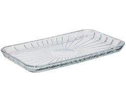 Secret de Gourmet Glazen Plateau - 28x16x2cm - Transparant