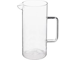Secret de Gourmet Water Karaf/schenkkan met schenktuit - glas - 1.5 Liter - D10 x H22 cm