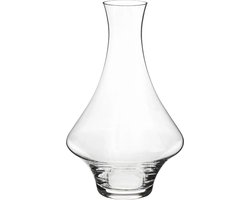 Secret de Gourmet Wijn karaf - 1,65 liter - D26 x H26 cm - glas - taps toelopende hals - decanteer kan - schenkkan - Waterkan - Sapkan