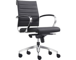 Sedero Bureaustoel Cádiz - Zwart - Leder