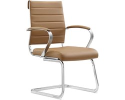 Sedero Design Eetkamerstoel Cádiz - Kunstleder - Cognac