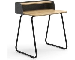 Sedus - Secretair Home - Klein thuiswerk bureau - Eiken/ZwartAntraciet - 80 x 60cm