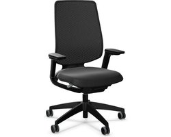 Sedus se:flex - Ergonomische bureaustoel met armleuningen - Netbespanning - Zwart