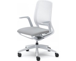 Sedus se:motion - Ergonomische Bureaustoel - Met Armleuningen - Wit (Lichtgrijs)
