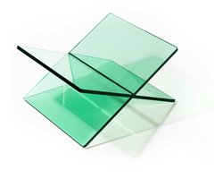 Seeve Official - Acryl Boekenstandaard Midori - Groen - Creëert ruimtelijkheid, lichtheid en kleur in huis - Tijdloos en Modern - Kookboeken en Tafelboeken - Interieuraccessoire