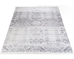SEHRAZAT Vloerkleed, Efe tapijt, Wasbaar tapijt FELIS Vintage Grijs, 160X230