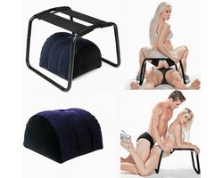 Seks stoel BDSM - Standjes en posities - Seks meubel - Inclusief driehoekig kussen