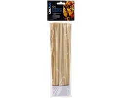 Selbro ® Bamboe Spiesjes 25,5 cm, 100 Stuks, Ecologisch en Duurzaam, Ideaal voor Grillen en Barbecues