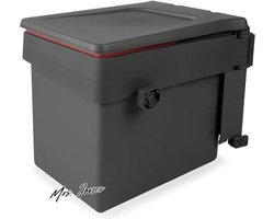 Selbro® Ingebouwde Afvalbak voor Kast - Automatisch Deksel - Antracietgrijs - 15 Liter